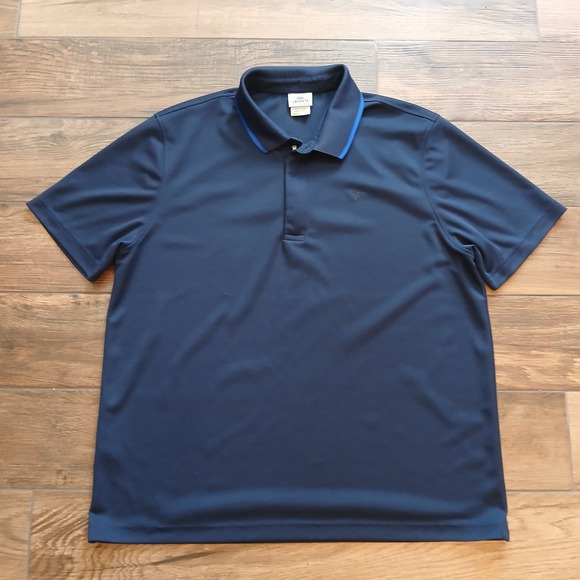 Lacoste Sport Polo Mens 7 Large Blue Quarter Zip Tennis‎ Performance Active - Picture 2 of 11